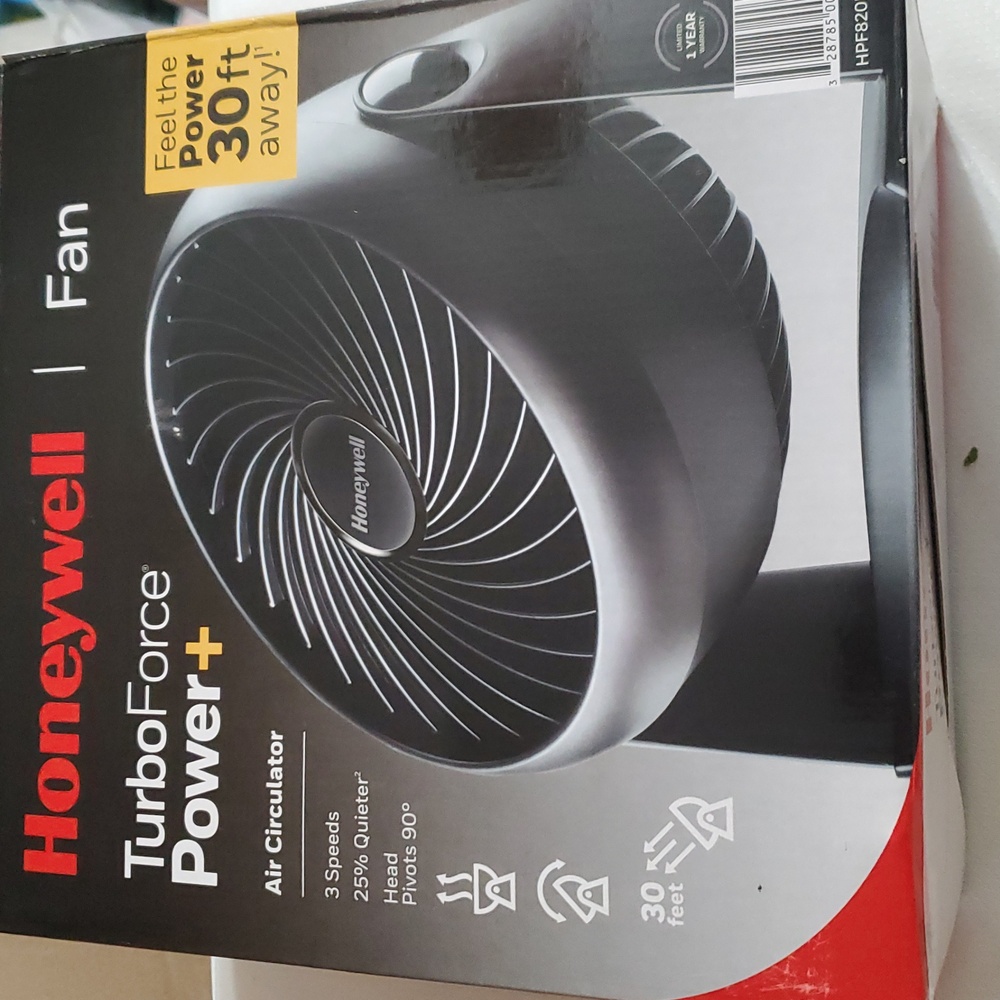 Honeywell TurboForce Power+‎ Air Circulator fan, model HPF8208WM